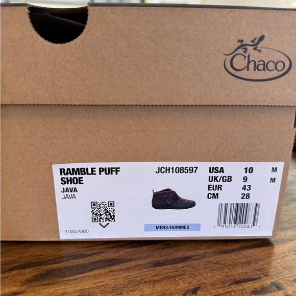 new in box Chaco Men’s Ramble puff boots size 10(size up fits like 9) - Picture 2 of 5